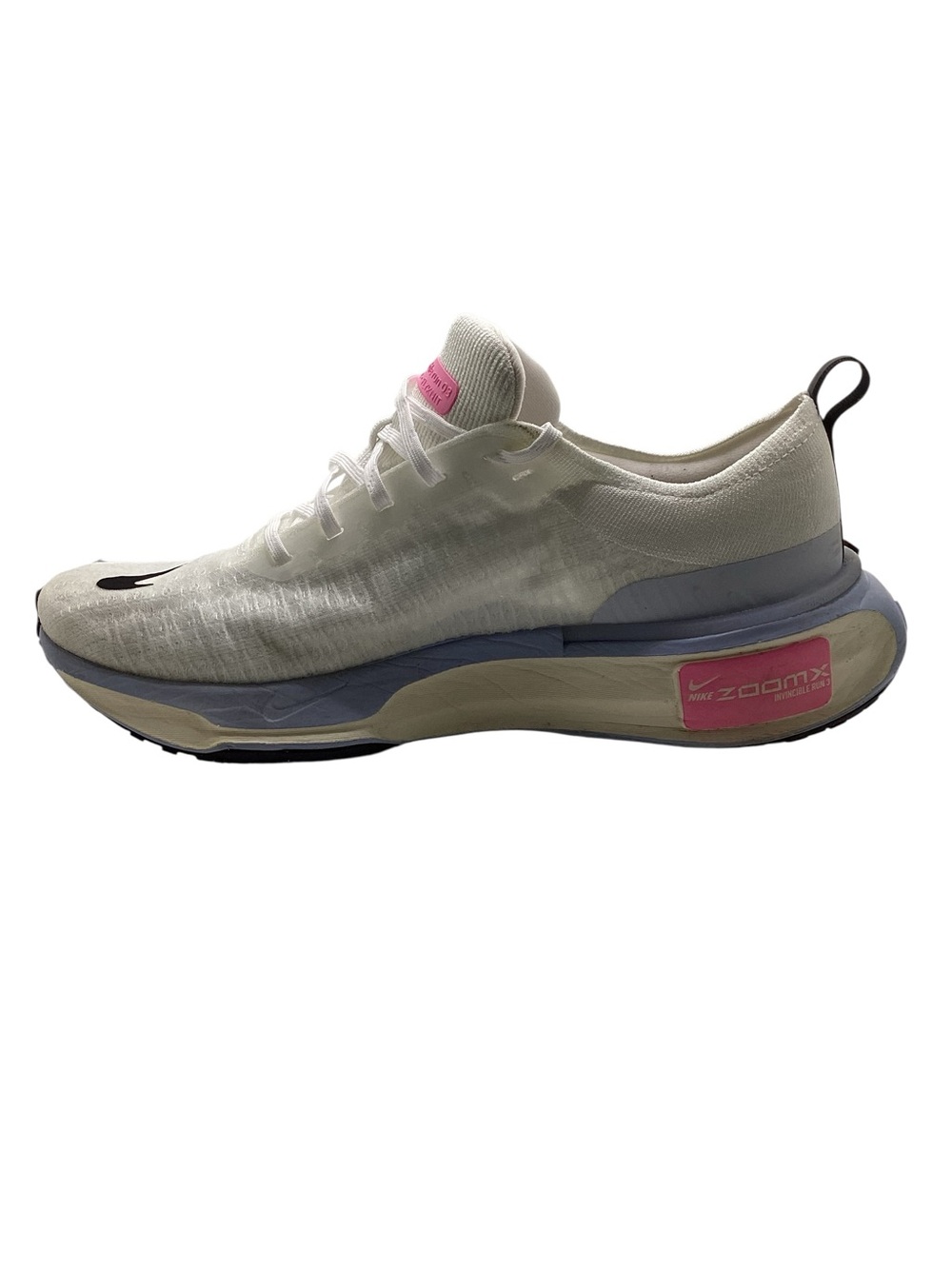Nike ZoomX Invincible Flyknit 3 Running Shoes. White, Black, Colbalt Size 12 - Picture 4 of 12